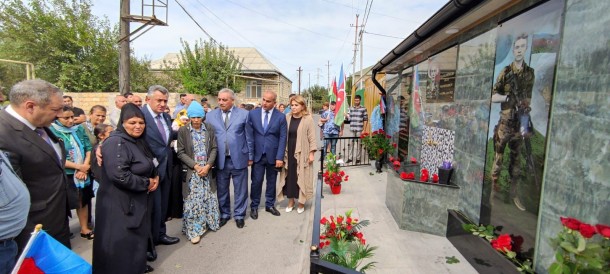 Vətən Müharibəsi şəhidinin doğum günü qeyd olundu - FOTOLAR